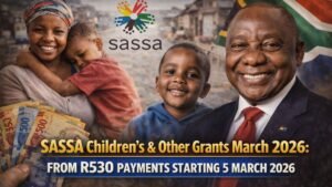 SASSA Children’s & Other Grants March 2026: From R530 Payments Starting 5 March 2026